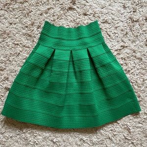 Anthropologie green skirt size small